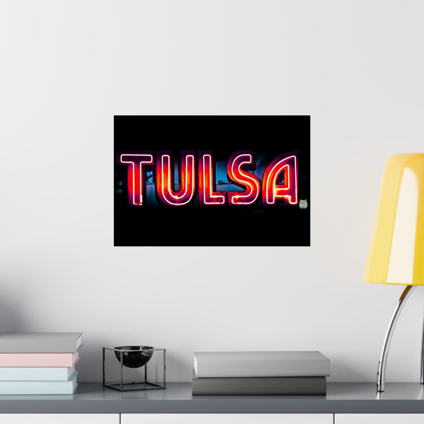 "Tulsa Glow" Photo Poster