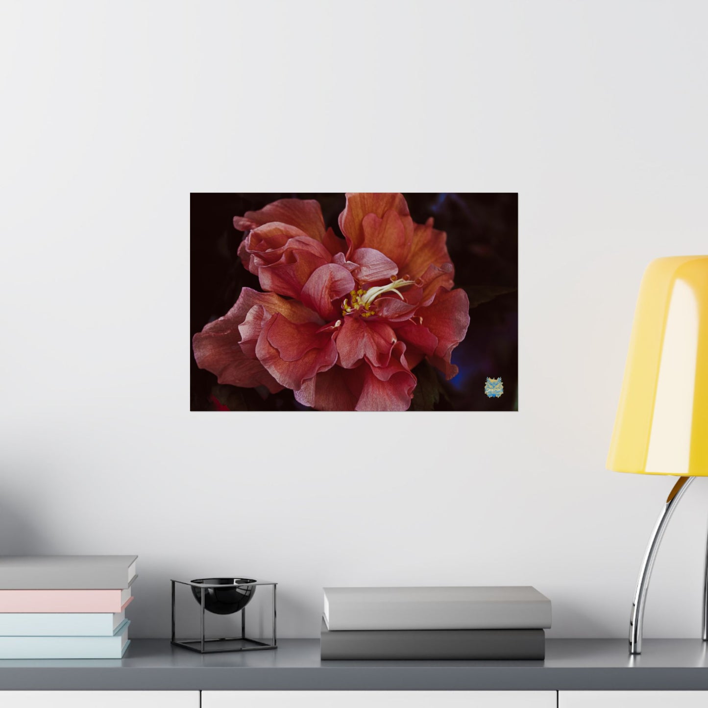 "Crimson Bloom" Photo Poster