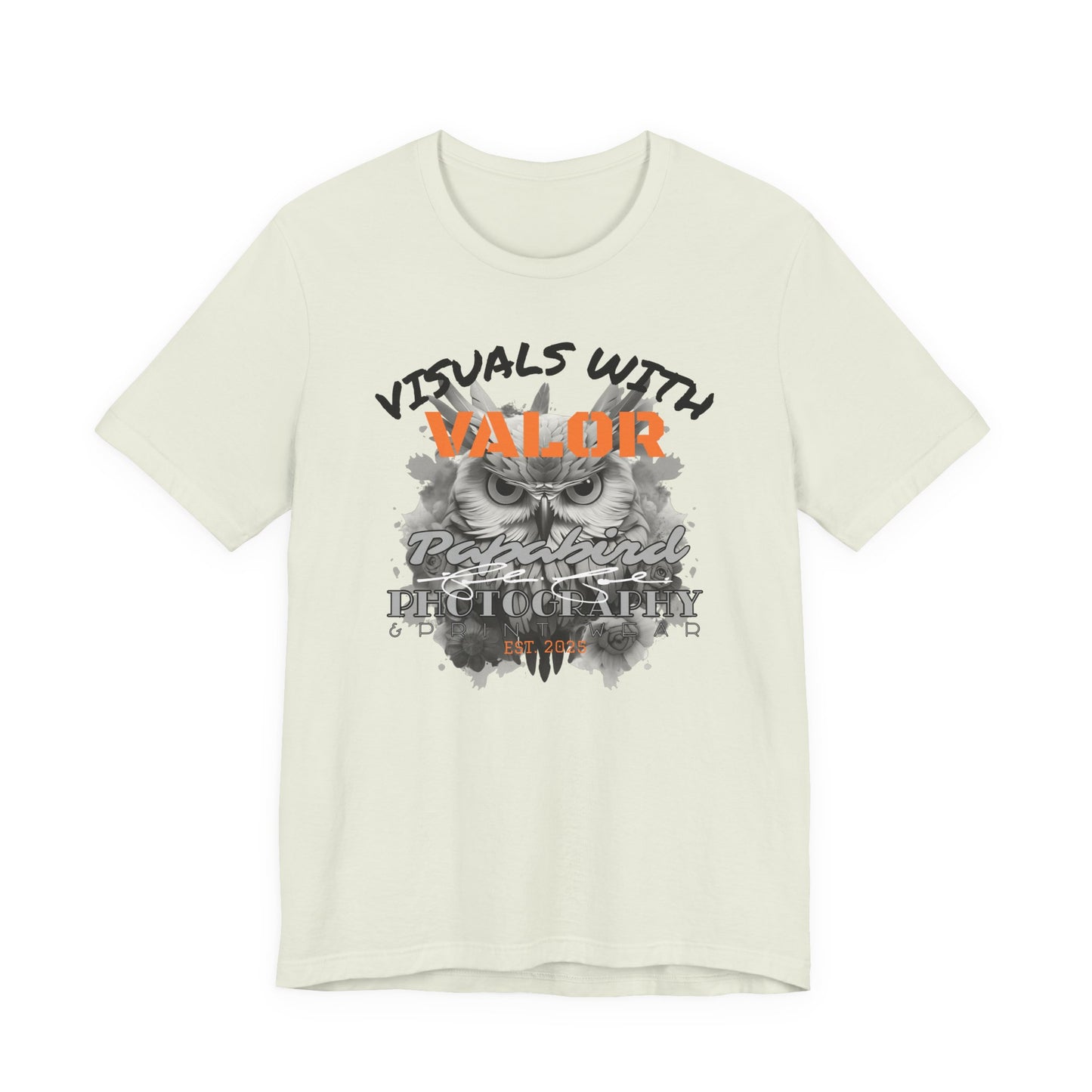 "Visuals with Valor" Graphic T-Shirt 2.0 "The Heart Behind Papabird Photography"