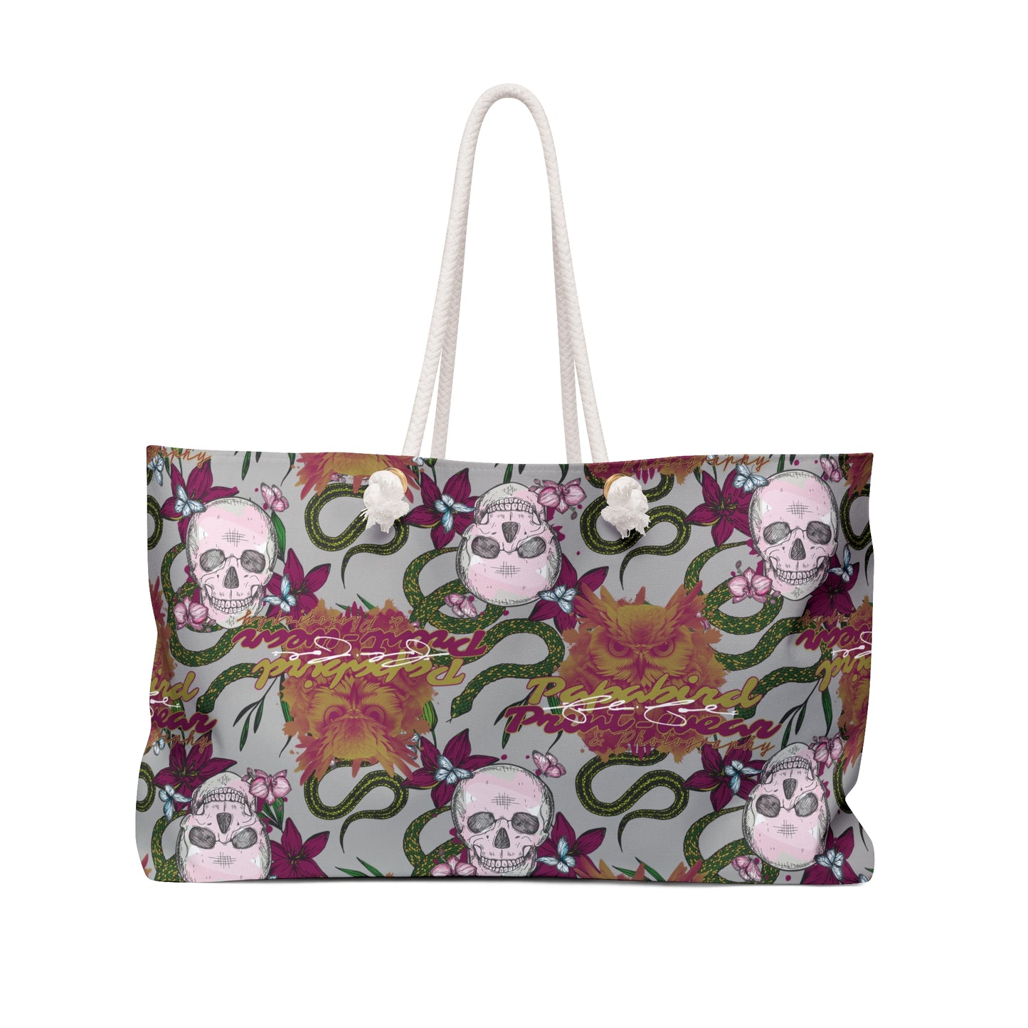Papabird "Floral Venom" Weekender Tote Bag