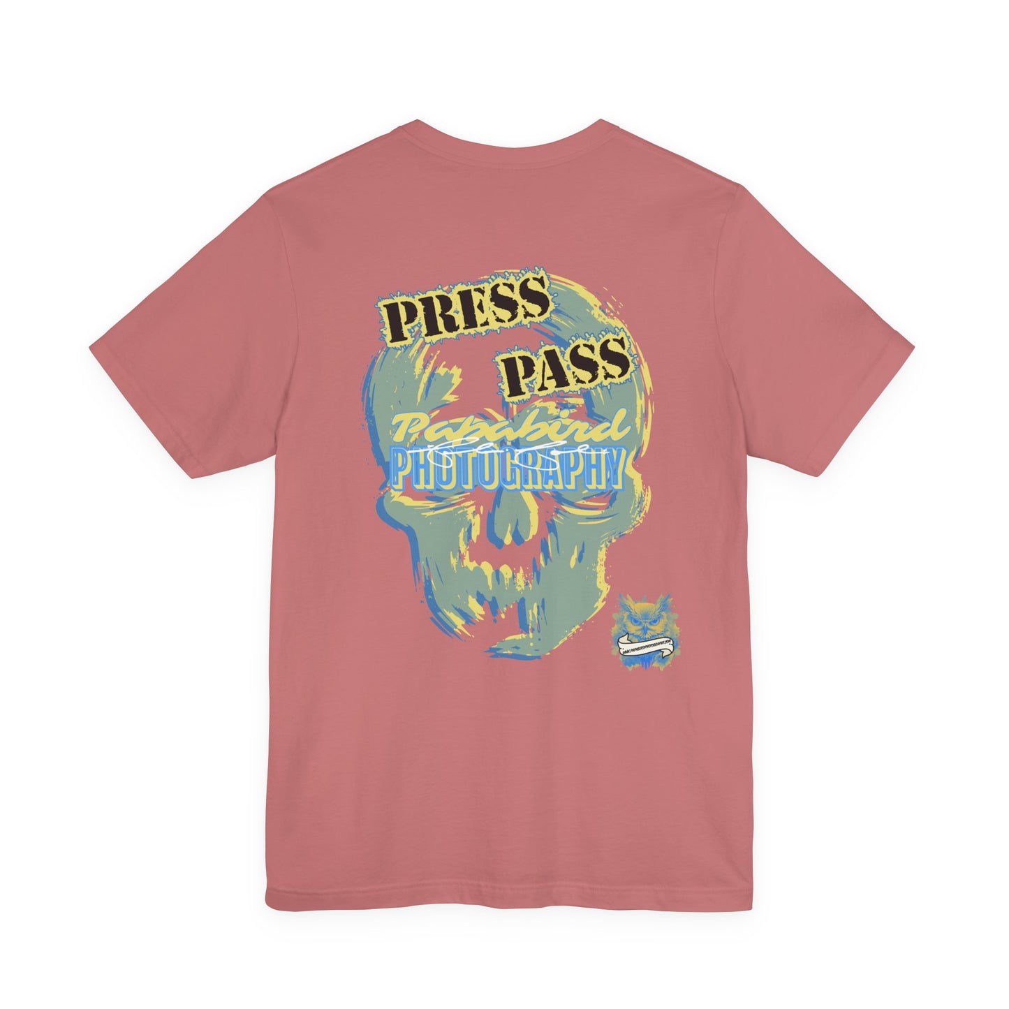 Papabird Photography Press Pass Graphic Tee