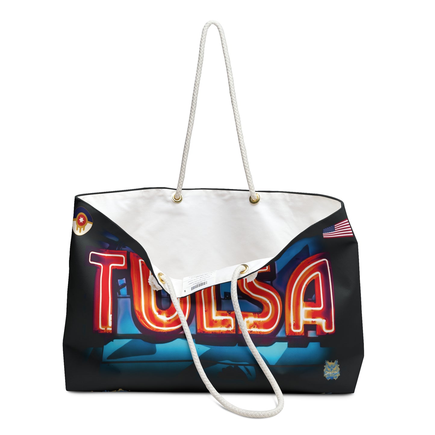 Tulsa Neon Nights Weekender Tote Bag