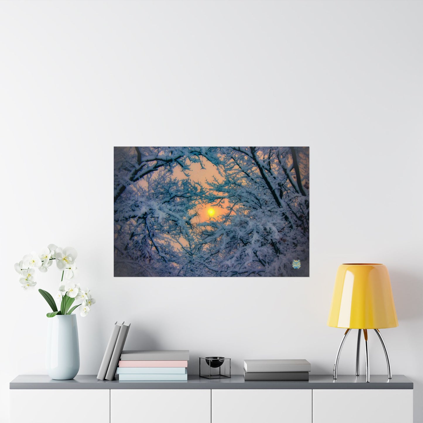 "Winter’s Glow" Photo Poster