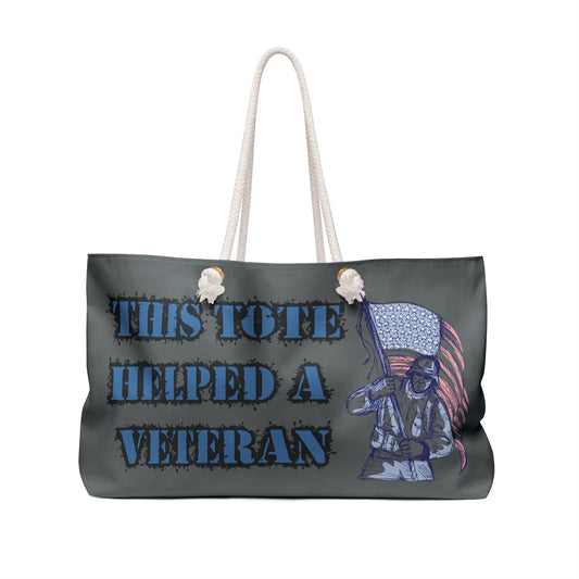 Papabird Patriotic Series: Veteran Tribute Tote Bag