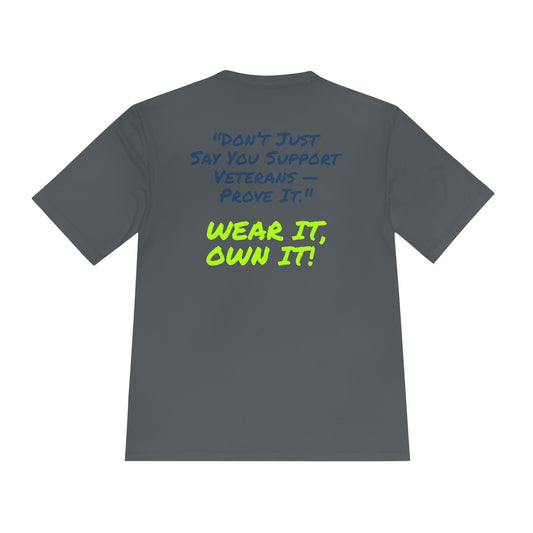 Support Veterans – Wear It, Own It! Graphic Tee