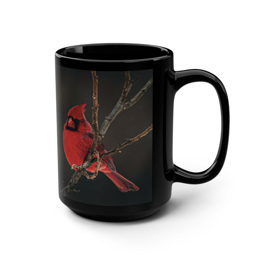 Cardinal Black Mug - 15oz Coffee Cup