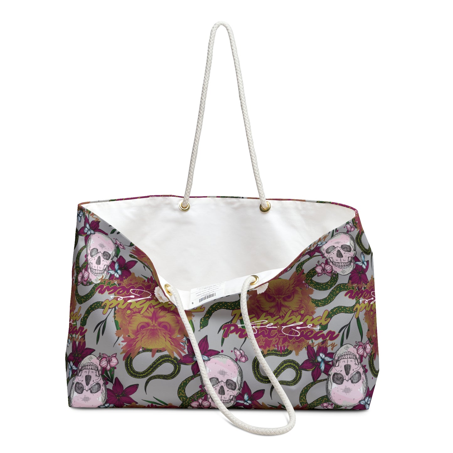 Papabird "Floral Venom" Weekender Tote Bag