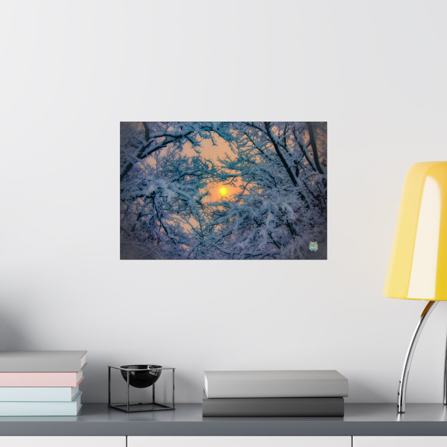 "Winter’s Glow" Photo Poster