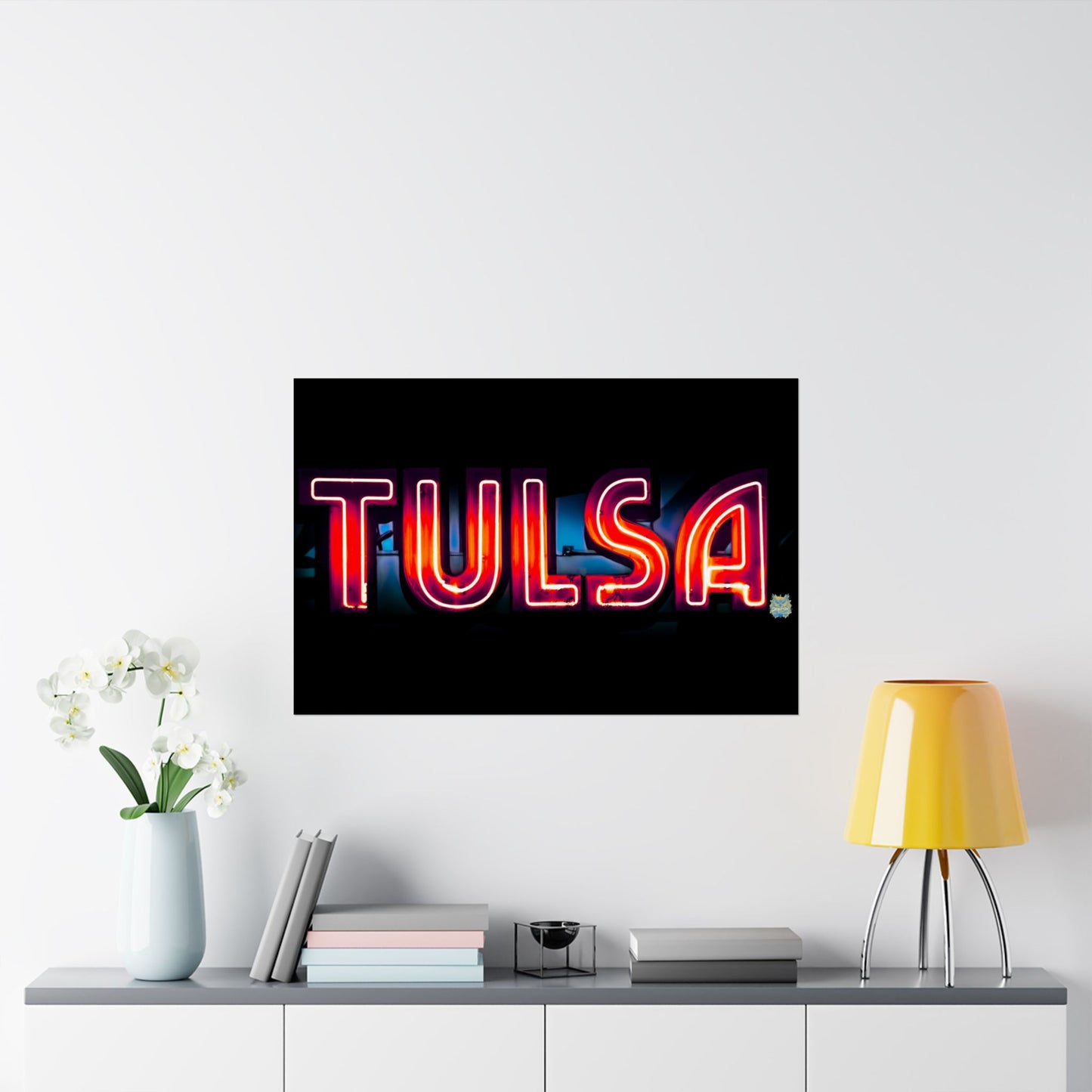 "Tulsa Glow" Photo Poster