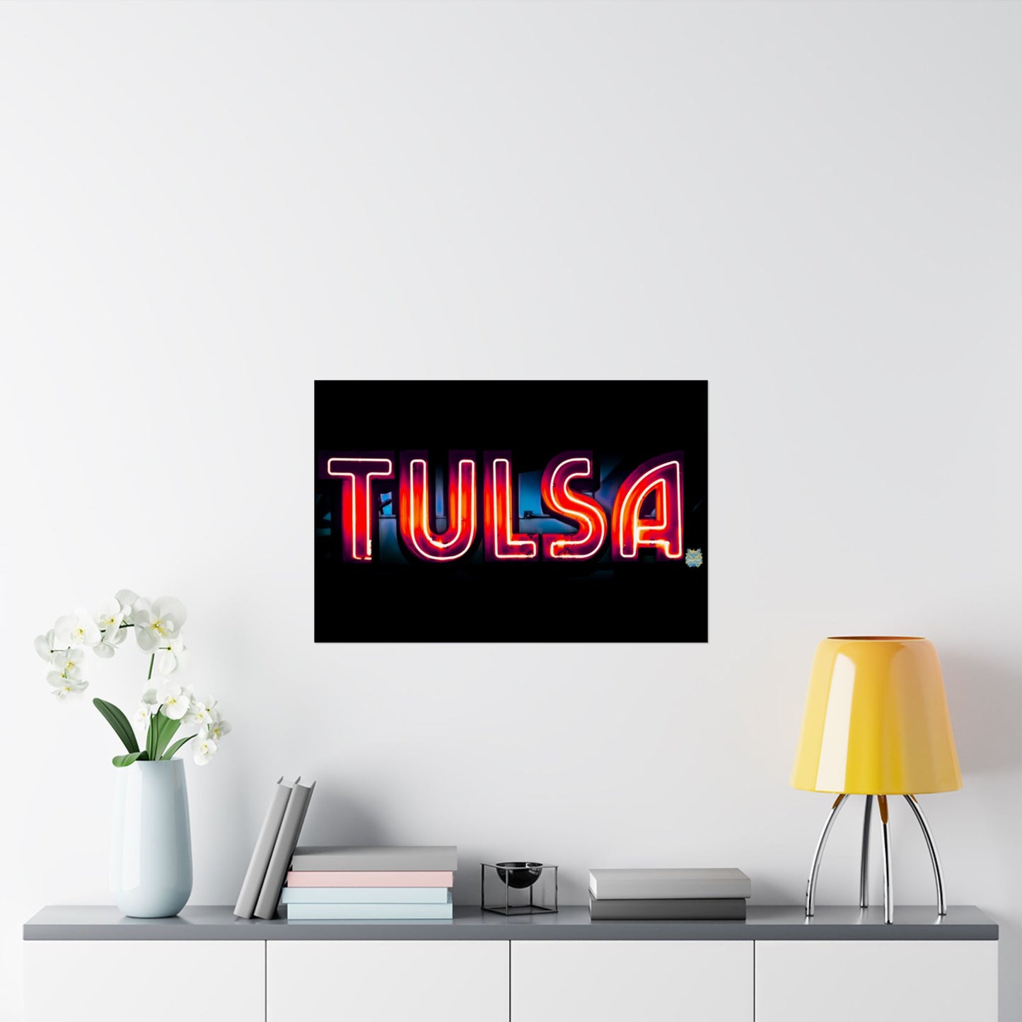 "Tulsa Glow" Photo Poster