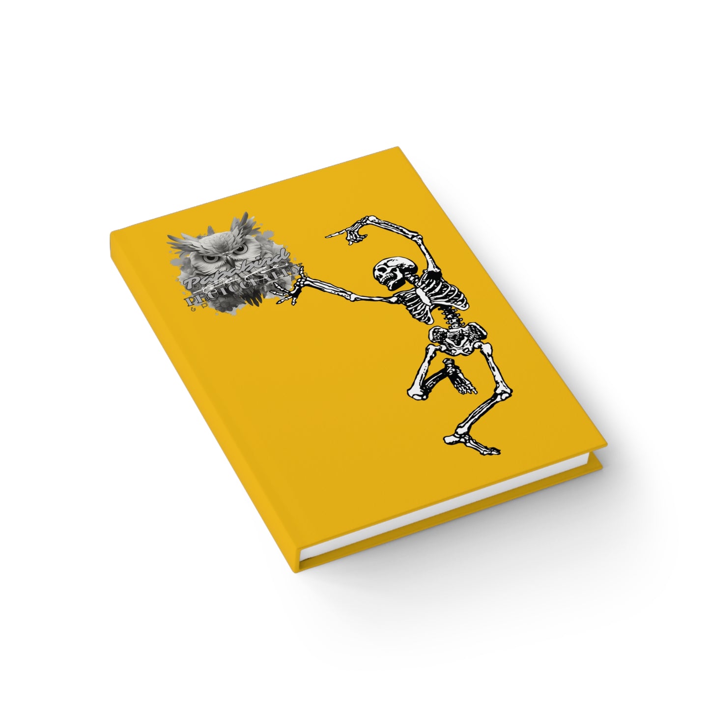 Dancing Skeleton Hardcover 150 page perforated Journal