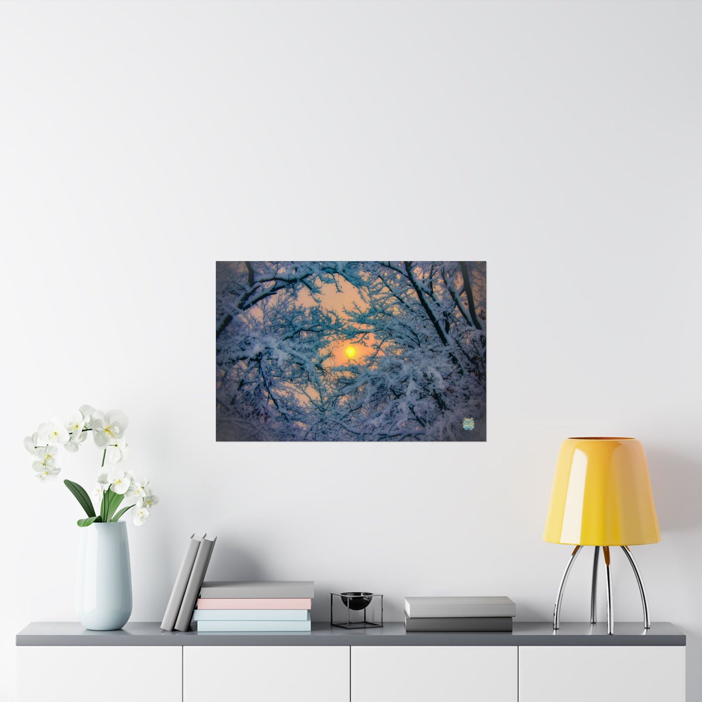 "Winter’s Glow" Photo Poster