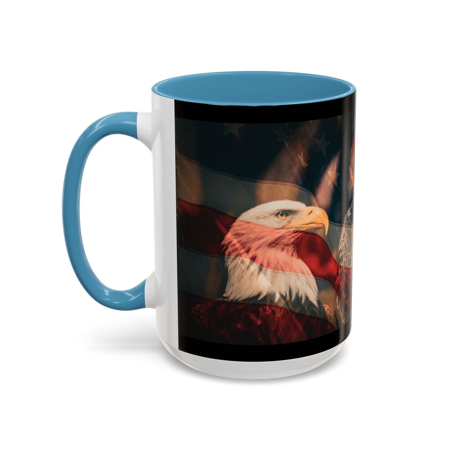Bald Eagle Accent Coffee Mug - Nature Lover Gift, Wildlife Mug, Eco-Friendly Drinkware, Great for Home or Office