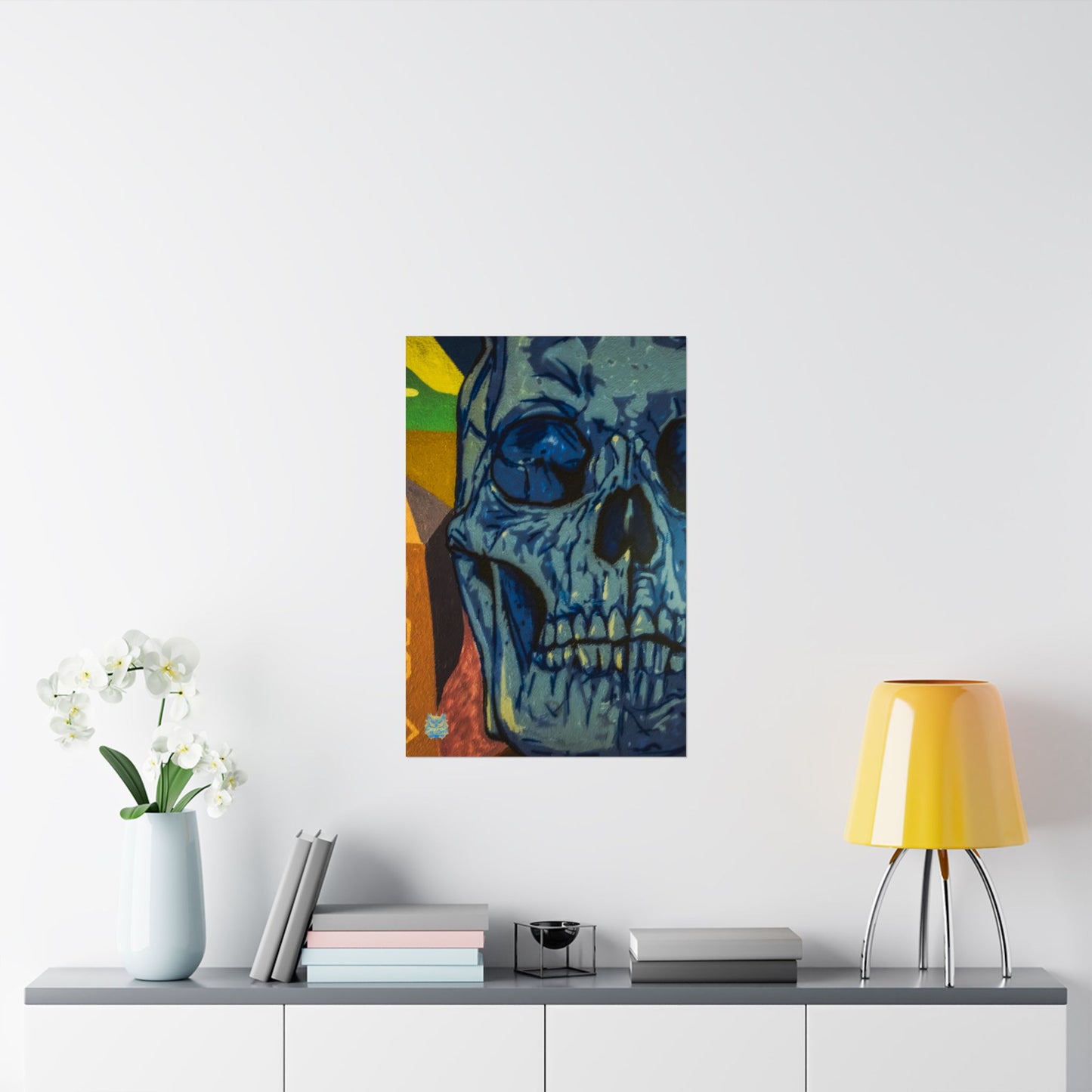 "Urban Skull" Photo Poster