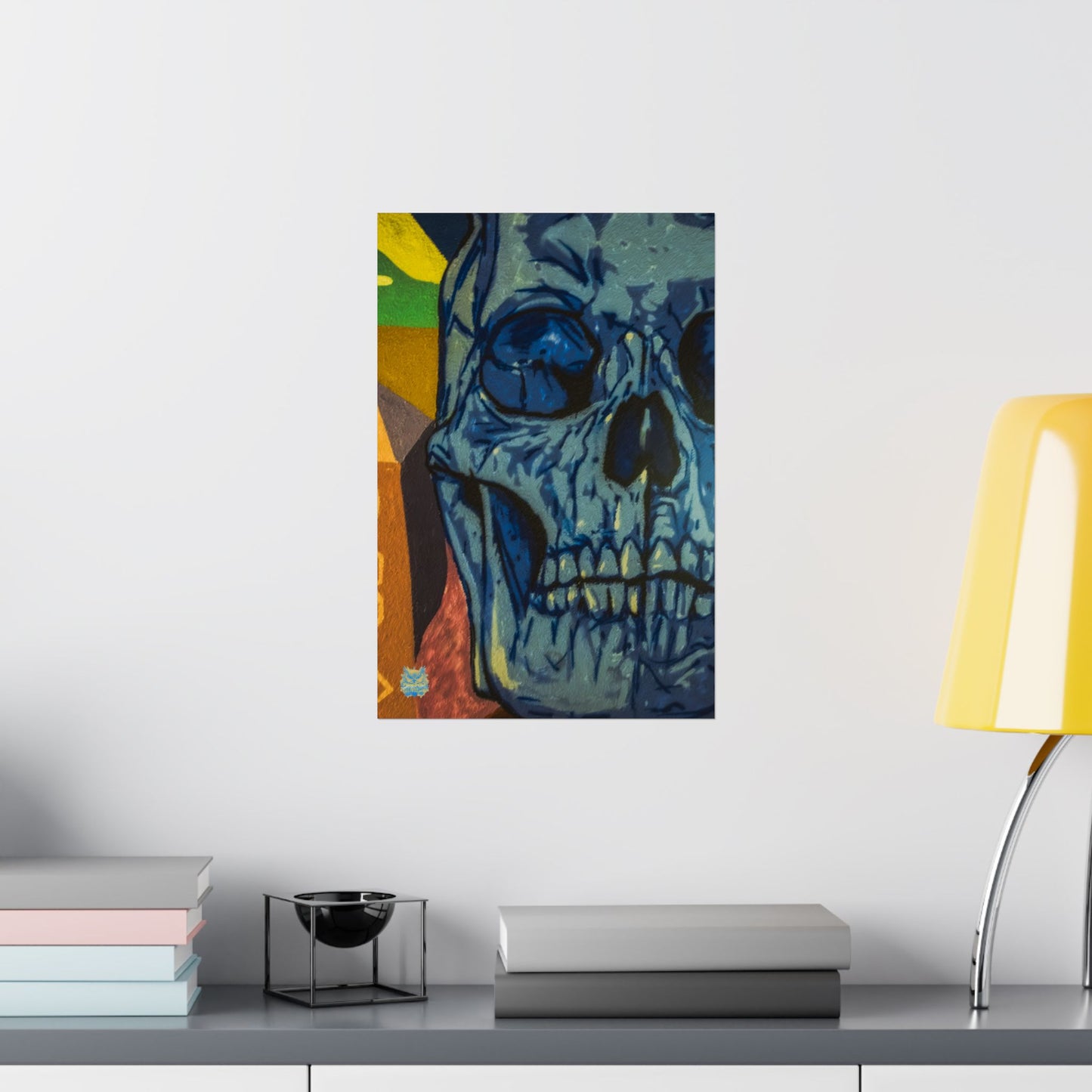 "Urban Skull" Photo Poster