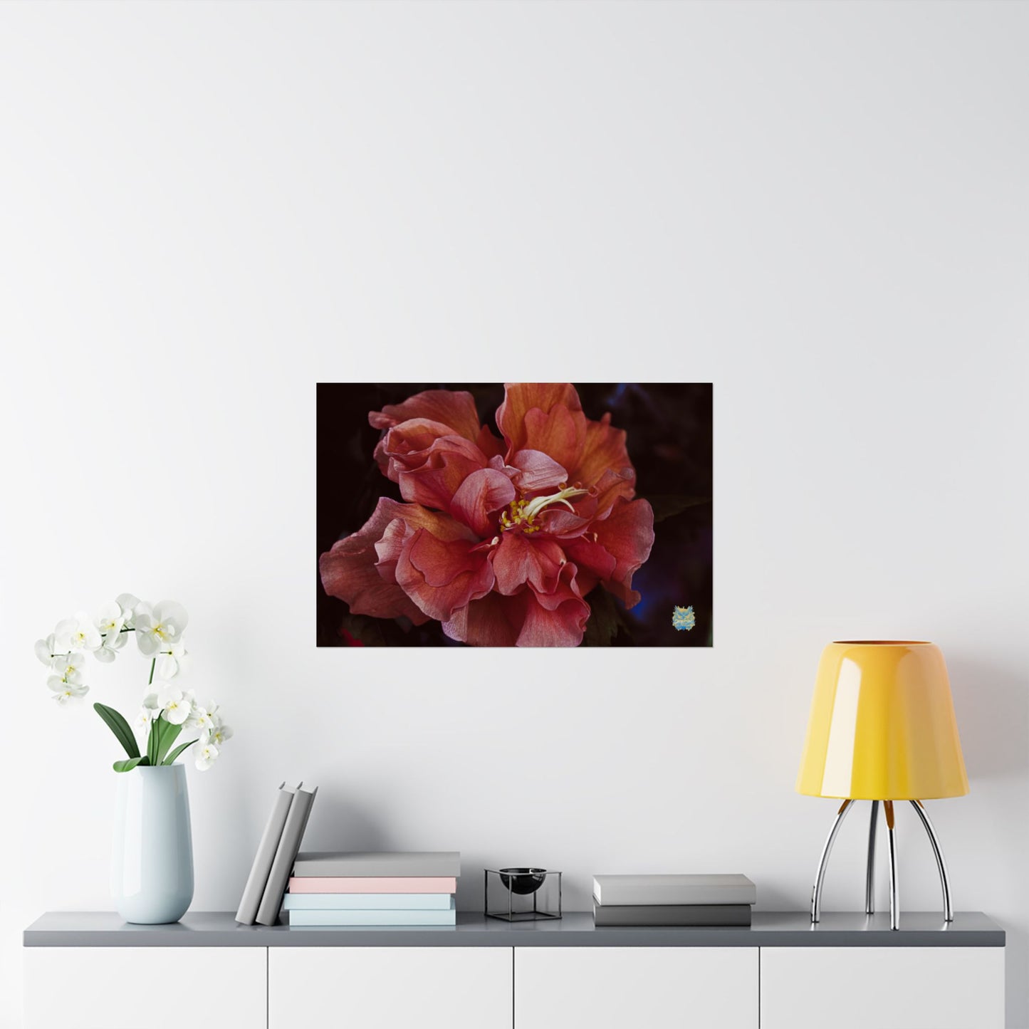 "Crimson Bloom" Photo Poster