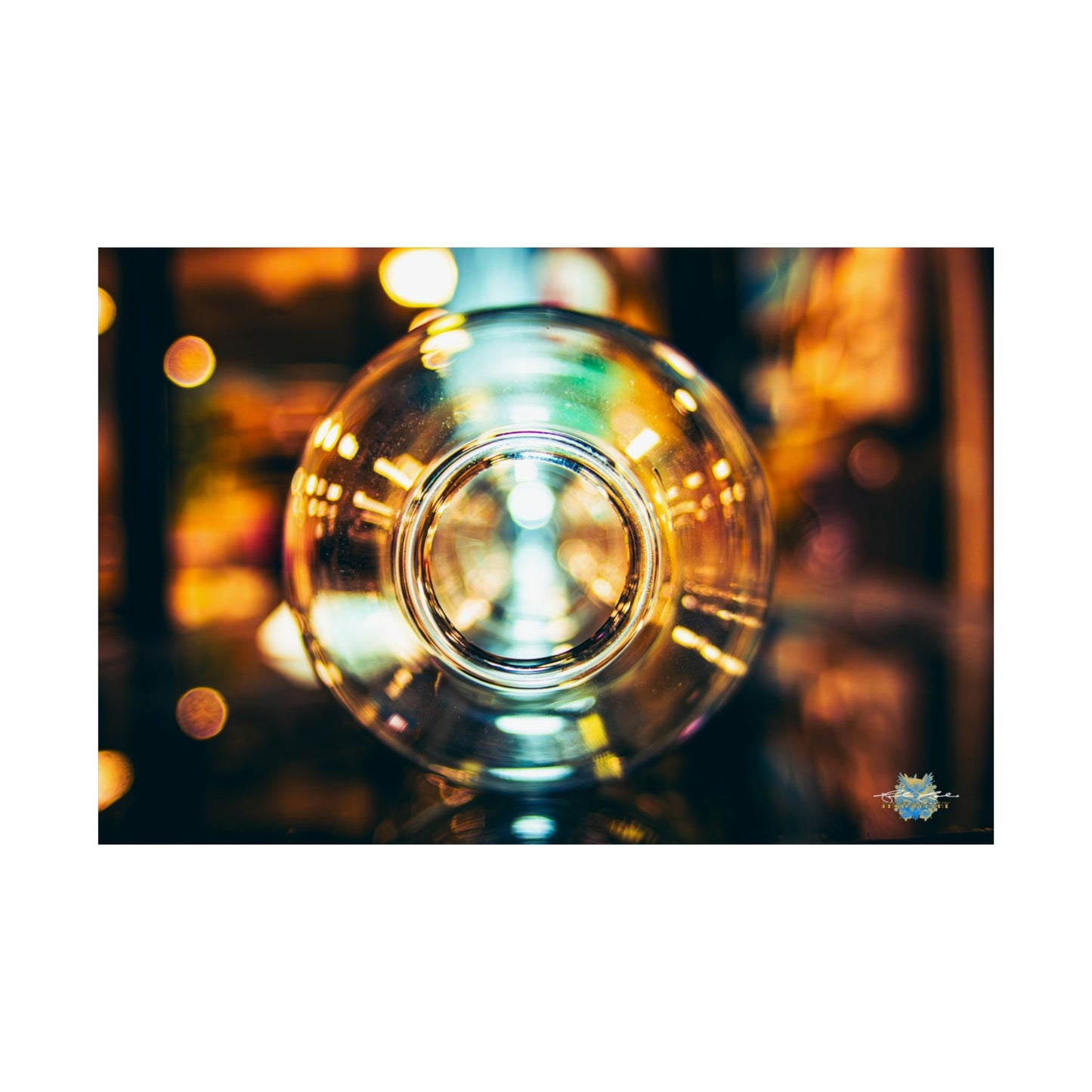 "Through the Glass" Photo Poster