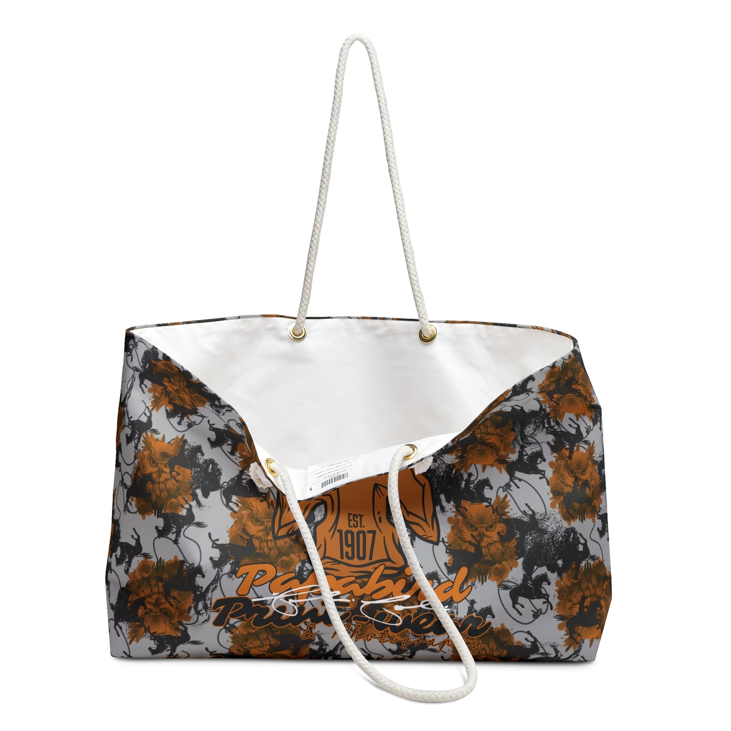 Papabird “Pistols Firing” Weekender Tote