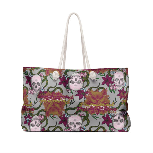 Papabird "Floral Venom" Weekender Tote Bag
