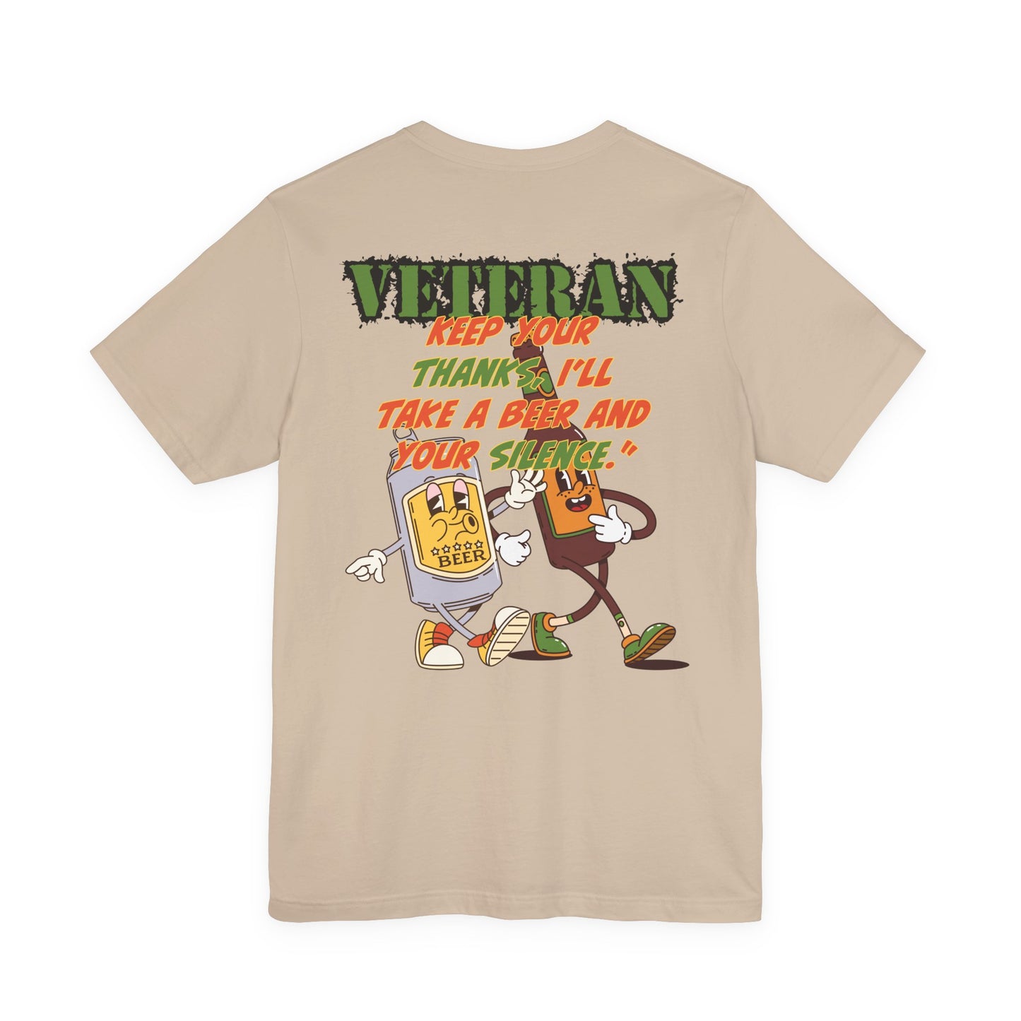 Veteran Beer & Silence” Graphic Tee