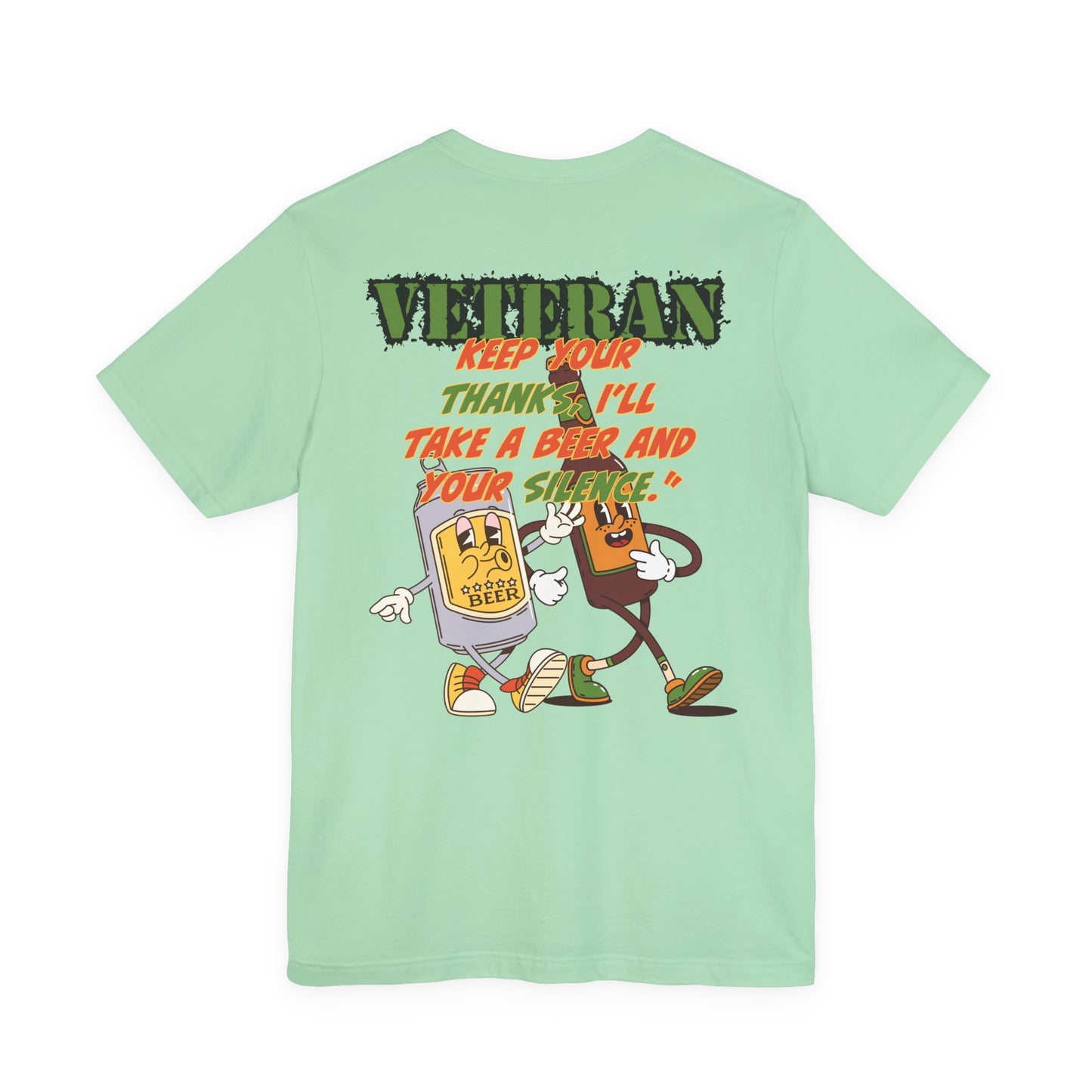 Veteran Beer & Silence” Graphic Tee