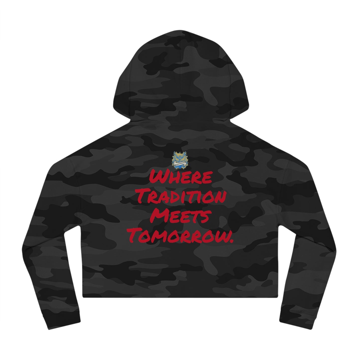 Papabird Photography Logo Lightweight "Hootie" Pullover Crop Sweatshirt