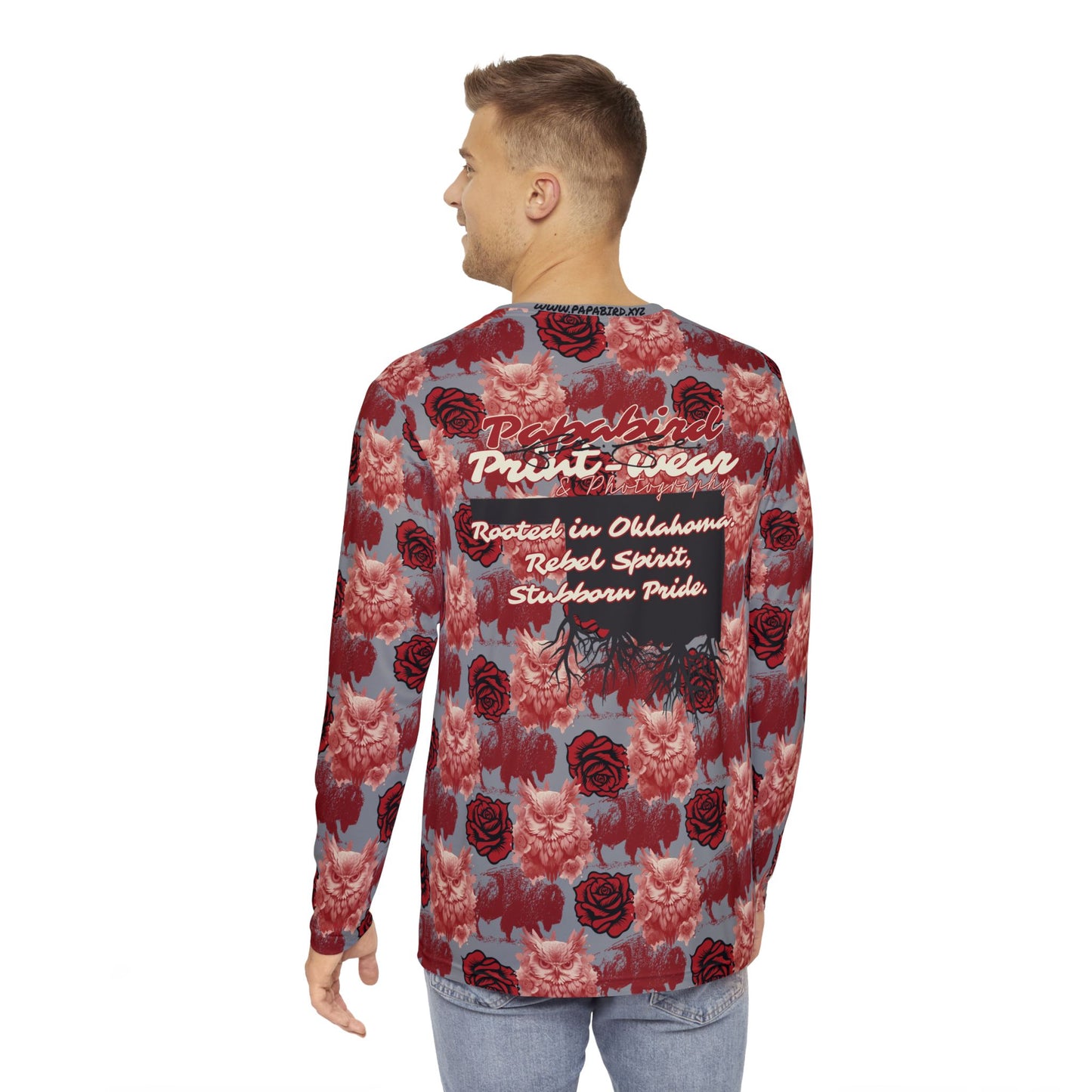 Papabird “Rooted in Oklahoma” Long-Sleeve Tee