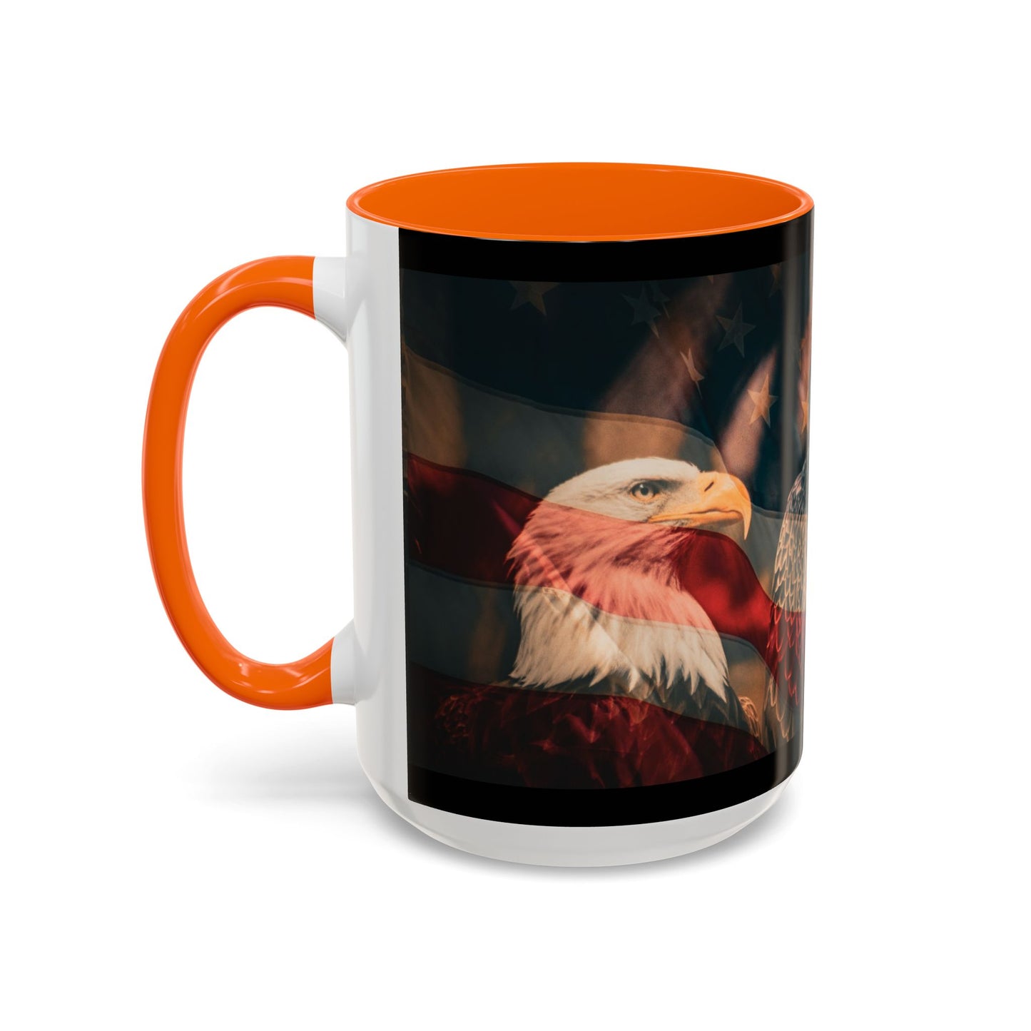 Bald Eagle Accent Coffee Mug - Nature Lover Gift, Wildlife Mug, Eco-Friendly Drinkware, Great for Home or Office
