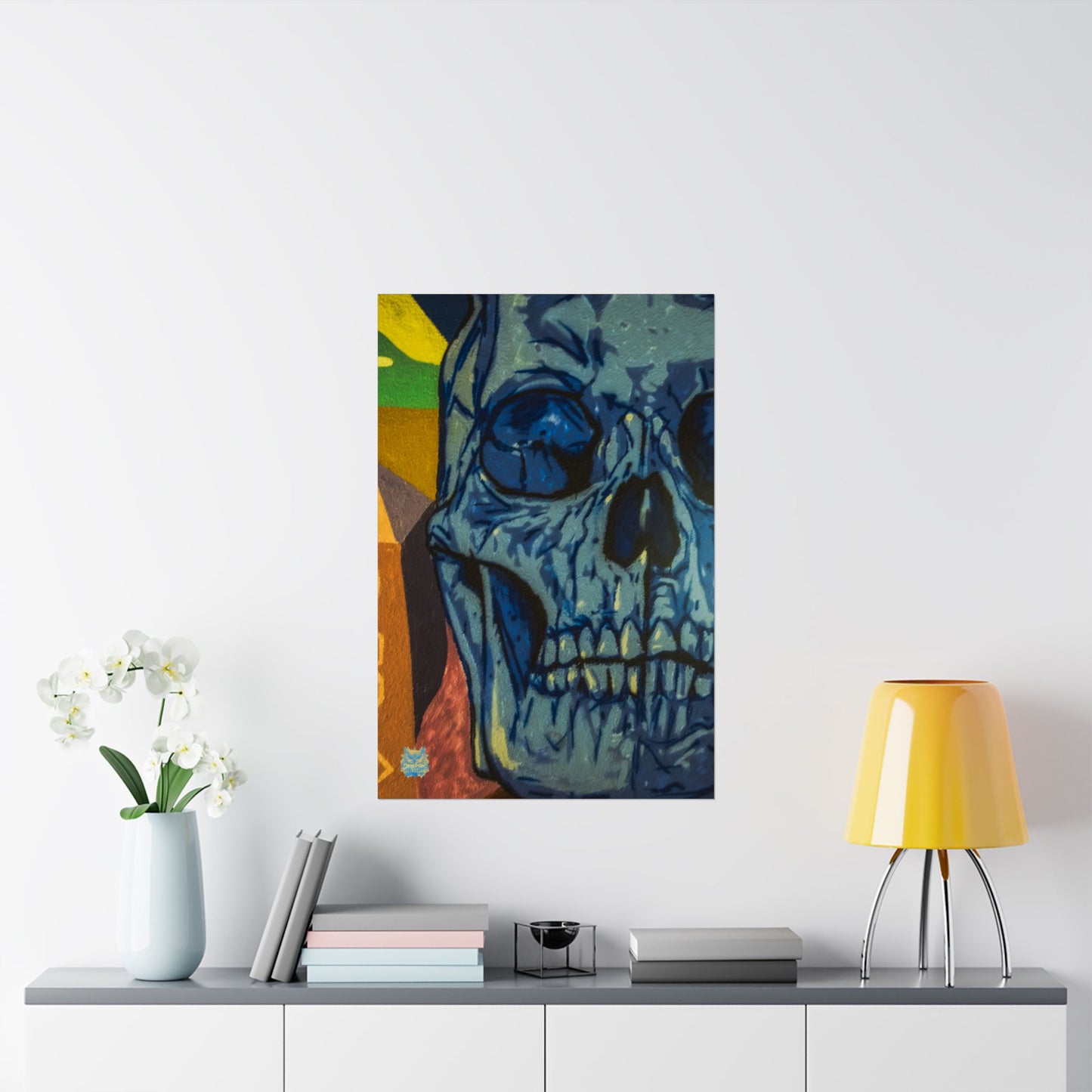 "Urban Skull" Photo Poster