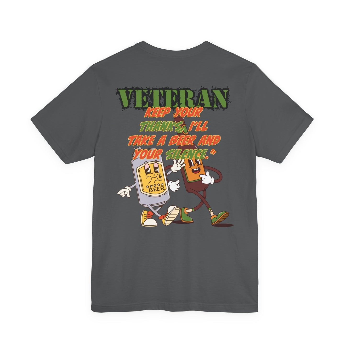 Veteran Beer & Silence” Graphic Tee