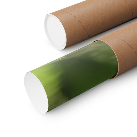 "Crimson in Motion" Photo Poster