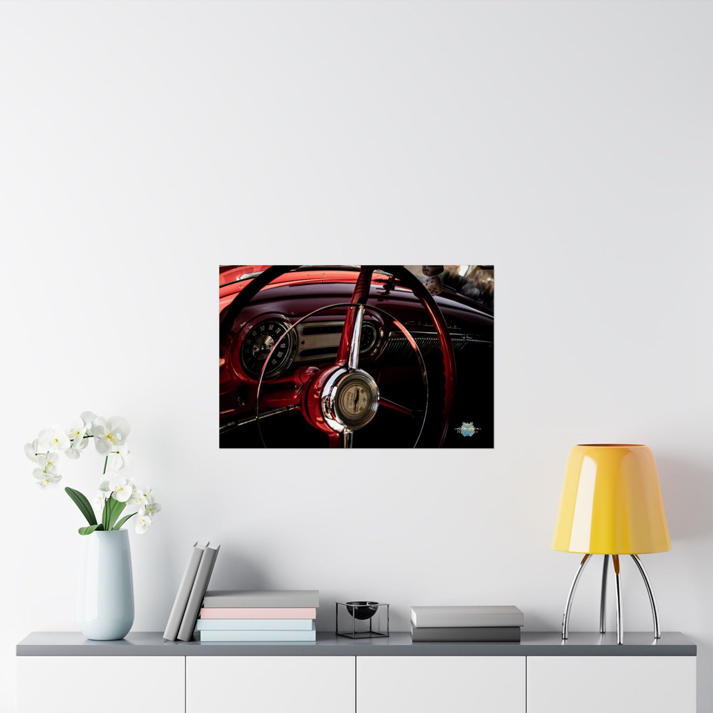 "Drive Time – Classic Red" Photo Poster