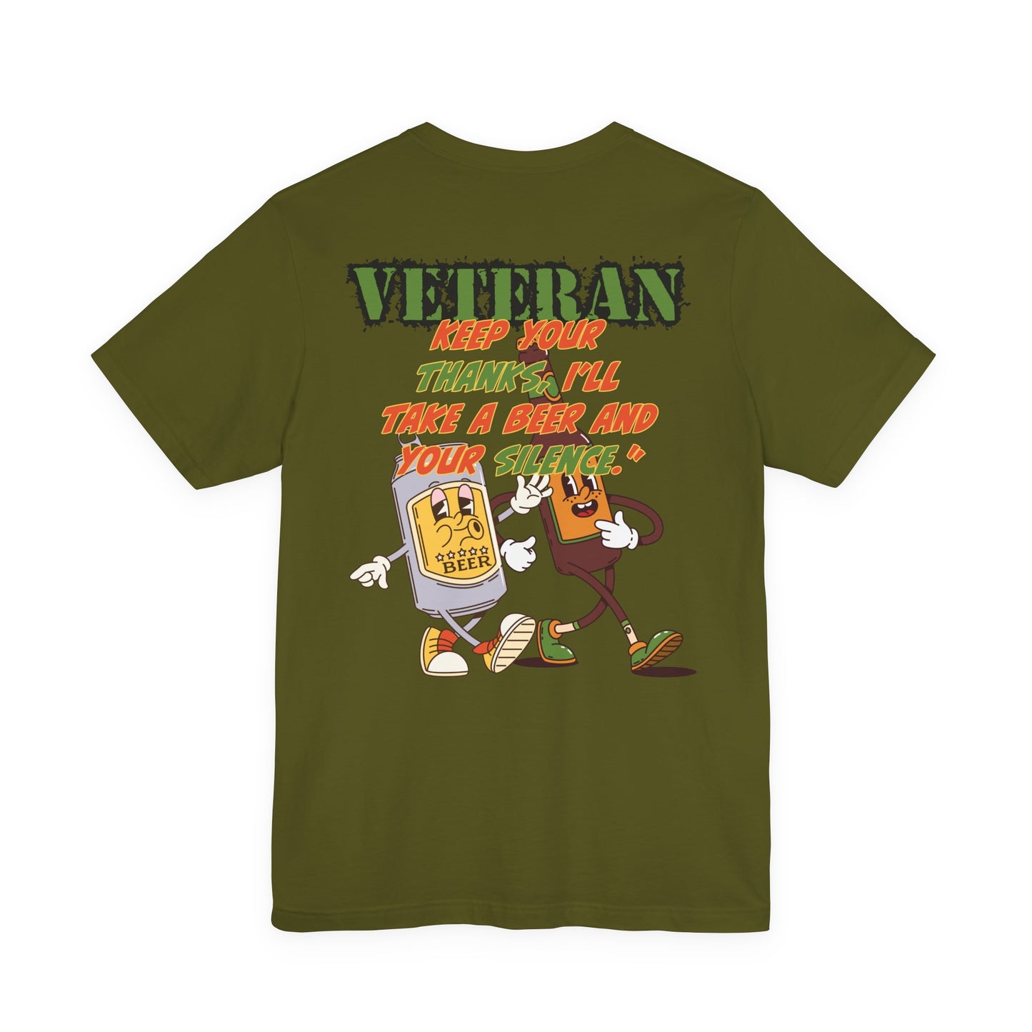 Veteran Beer & Silence” Graphic Tee