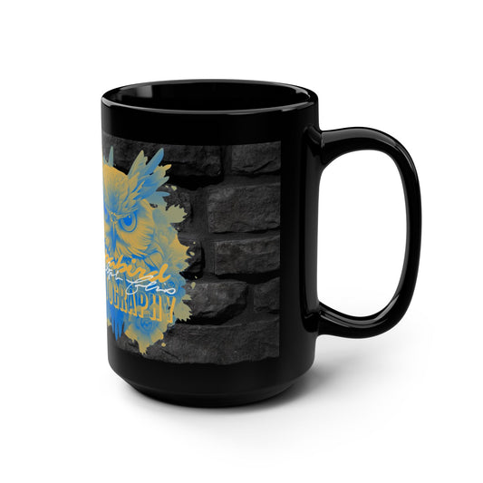 "The Nestie Noggin 2" Papabird Photography Logo 15oz Coffee Cup