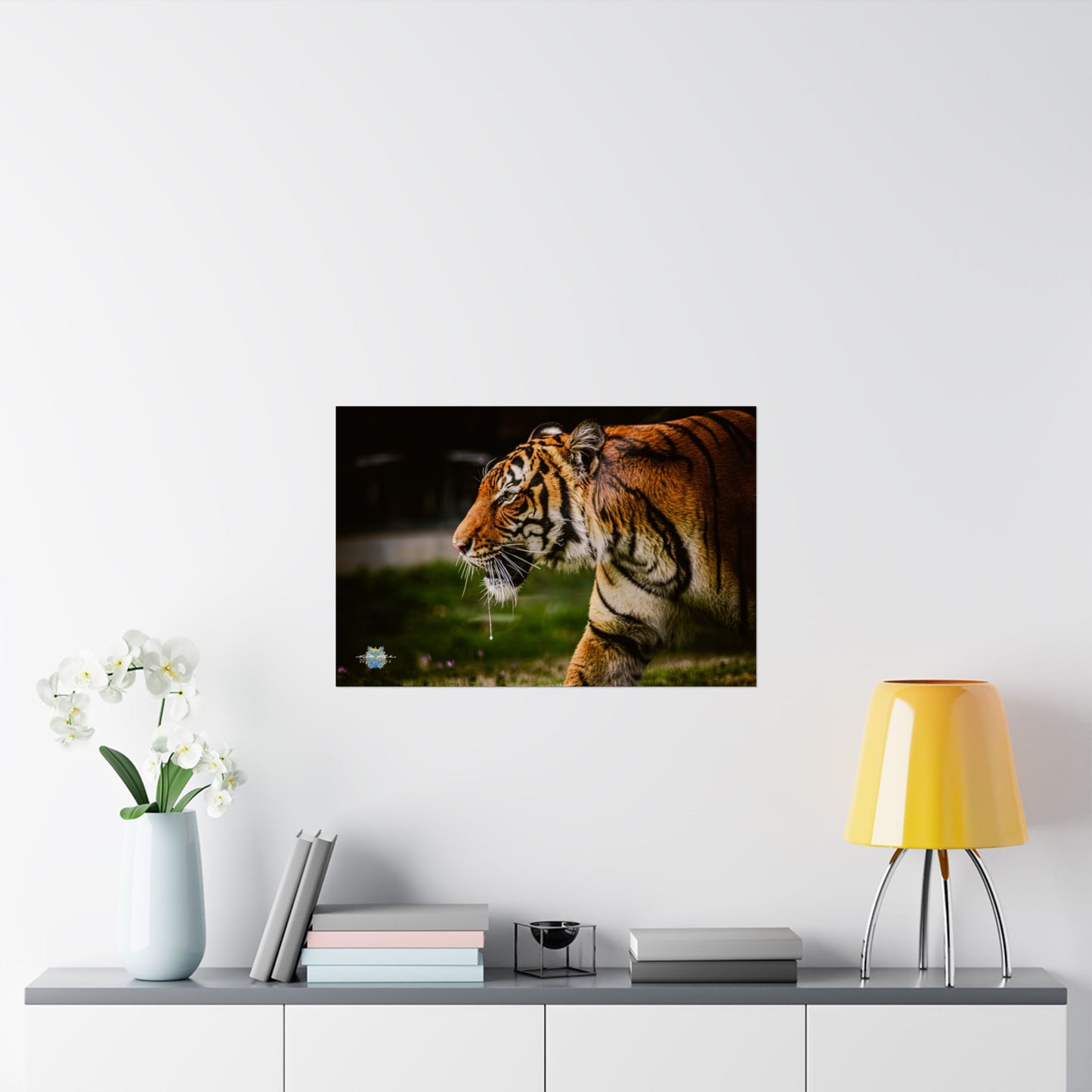 "Focused Grace" Bengal Tiger Photo Poster