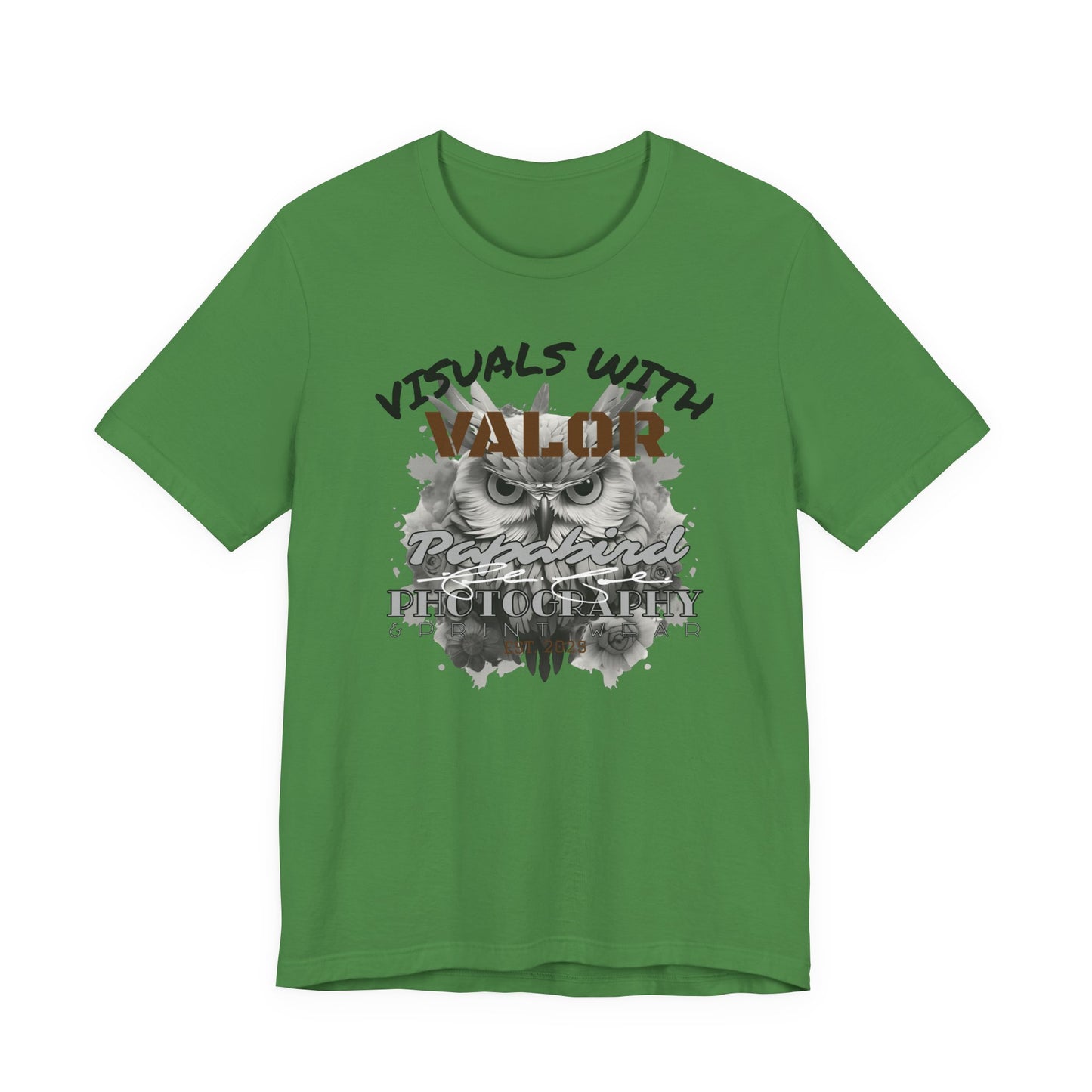 "Visuals with Valor" Graphic T-Shirt 2.0 "The Heart Behind Papabird Photography"