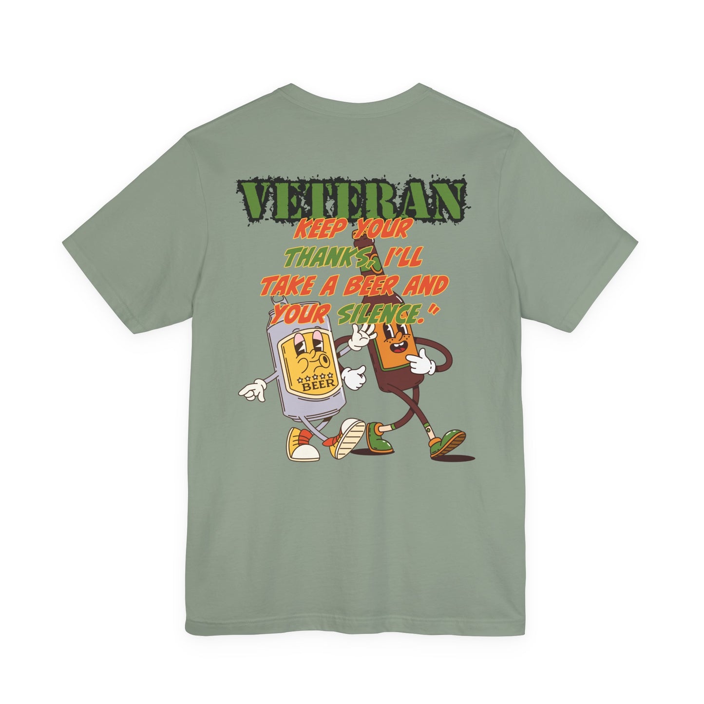 Veteran Beer & Silence” Graphic Tee
