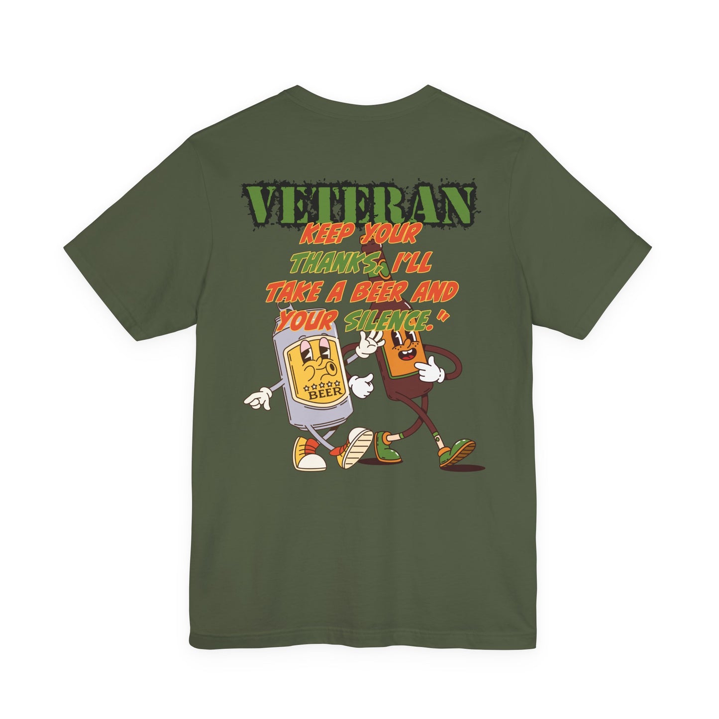 Veteran Beer & Silence” Graphic Tee