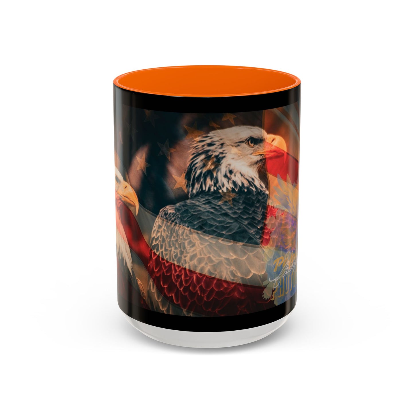 Bald Eagle Accent Coffee Mug - Nature Lover Gift, Wildlife Mug, Eco-Friendly Drinkware, Great for Home or Office
