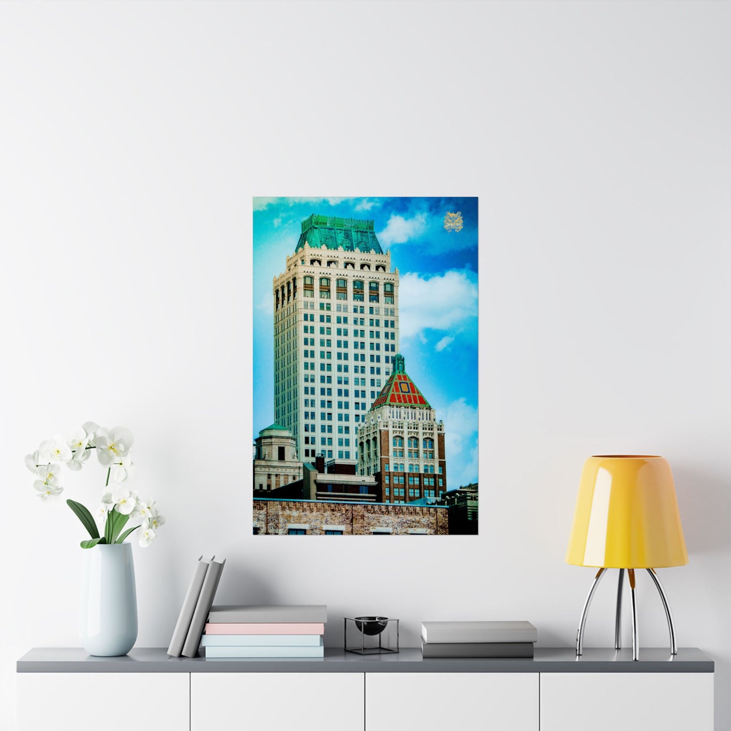 "Tulsa Skyline Majesty" Photo Poster