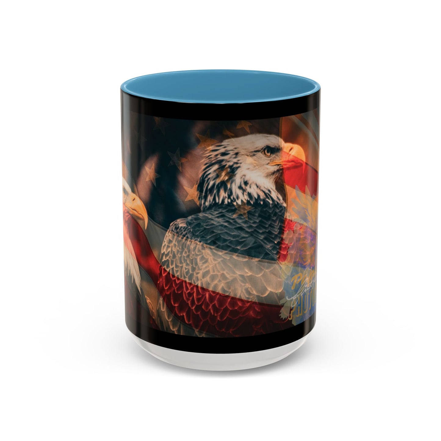 Bald Eagle Accent Coffee Mug - Nature Lover Gift, Wildlife Mug, Eco-Friendly Drinkware, Great for Home or Office