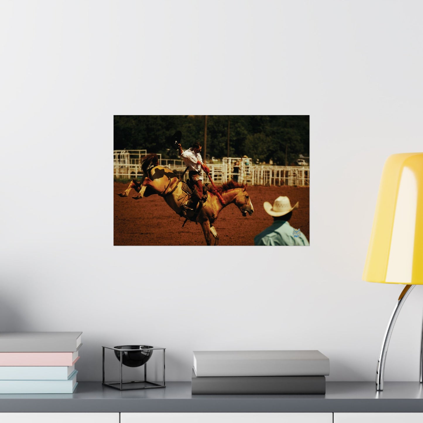 "Rodeo Bronc Rider" Photo Poster