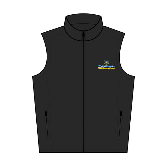 Papabird Photography Embroidered Logo Soft Shell Vest
