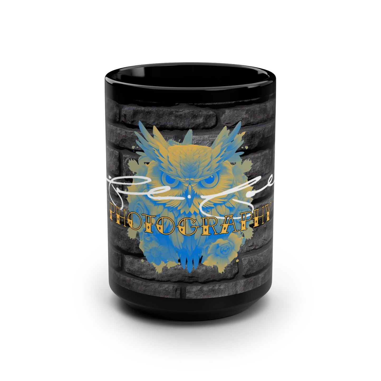 "The Nestie Noggin" Papabird Photography Logo 15oz Coffee Cup