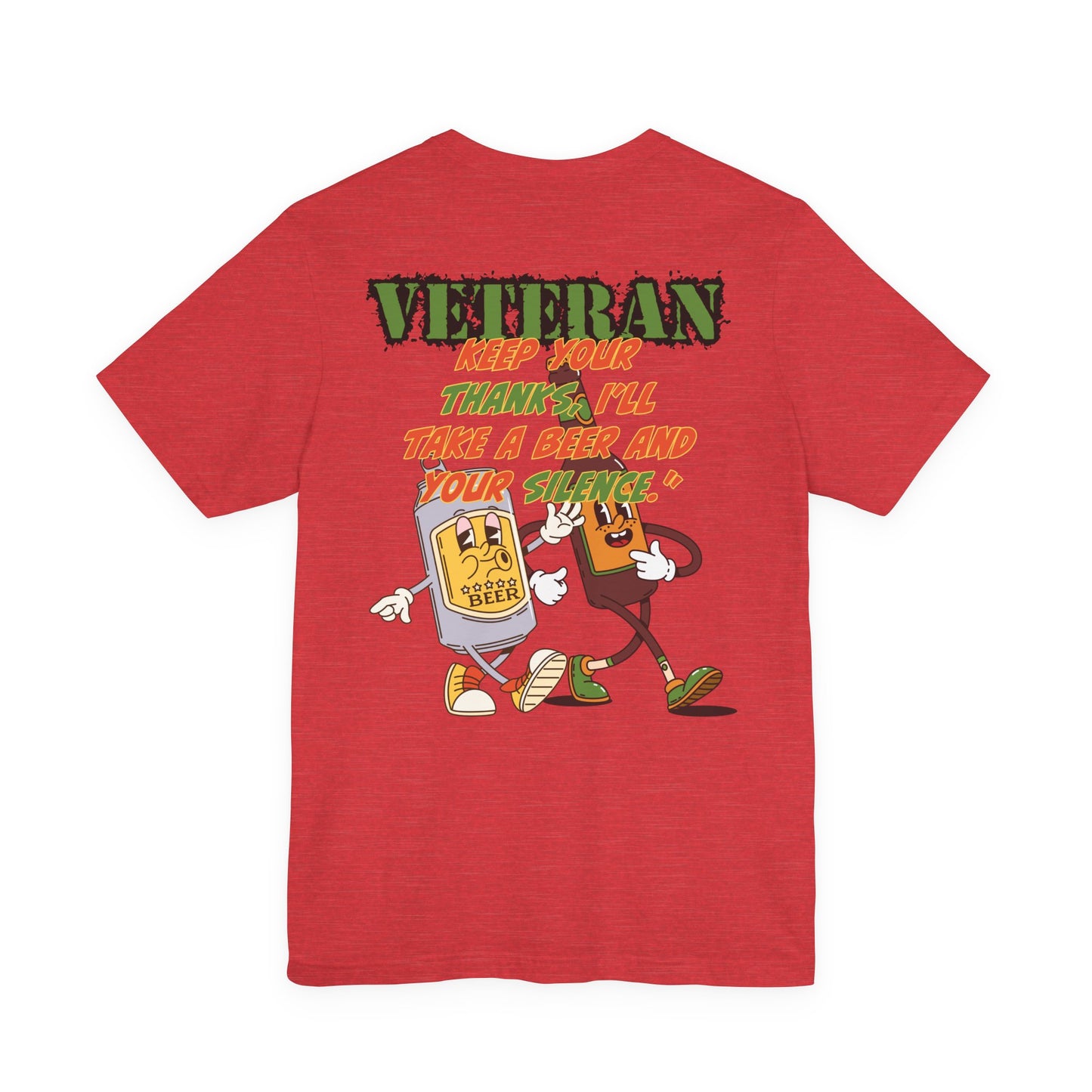 Veteran Beer & Silence” Graphic Tee