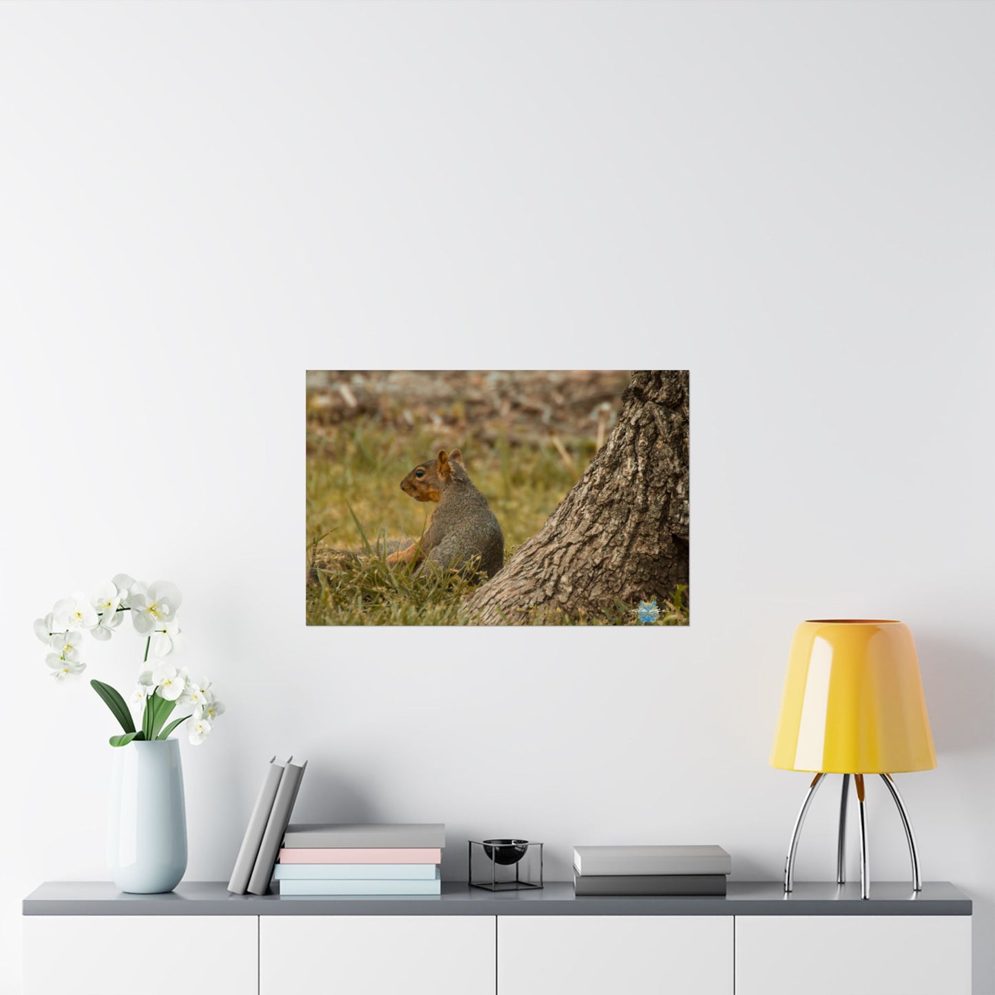 "Stillness Under the Tree" Photo Poster
