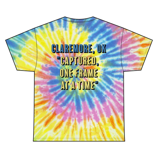 Papabird Photography "Your Town, Oklahoma" Tie Dye Graphic Tee