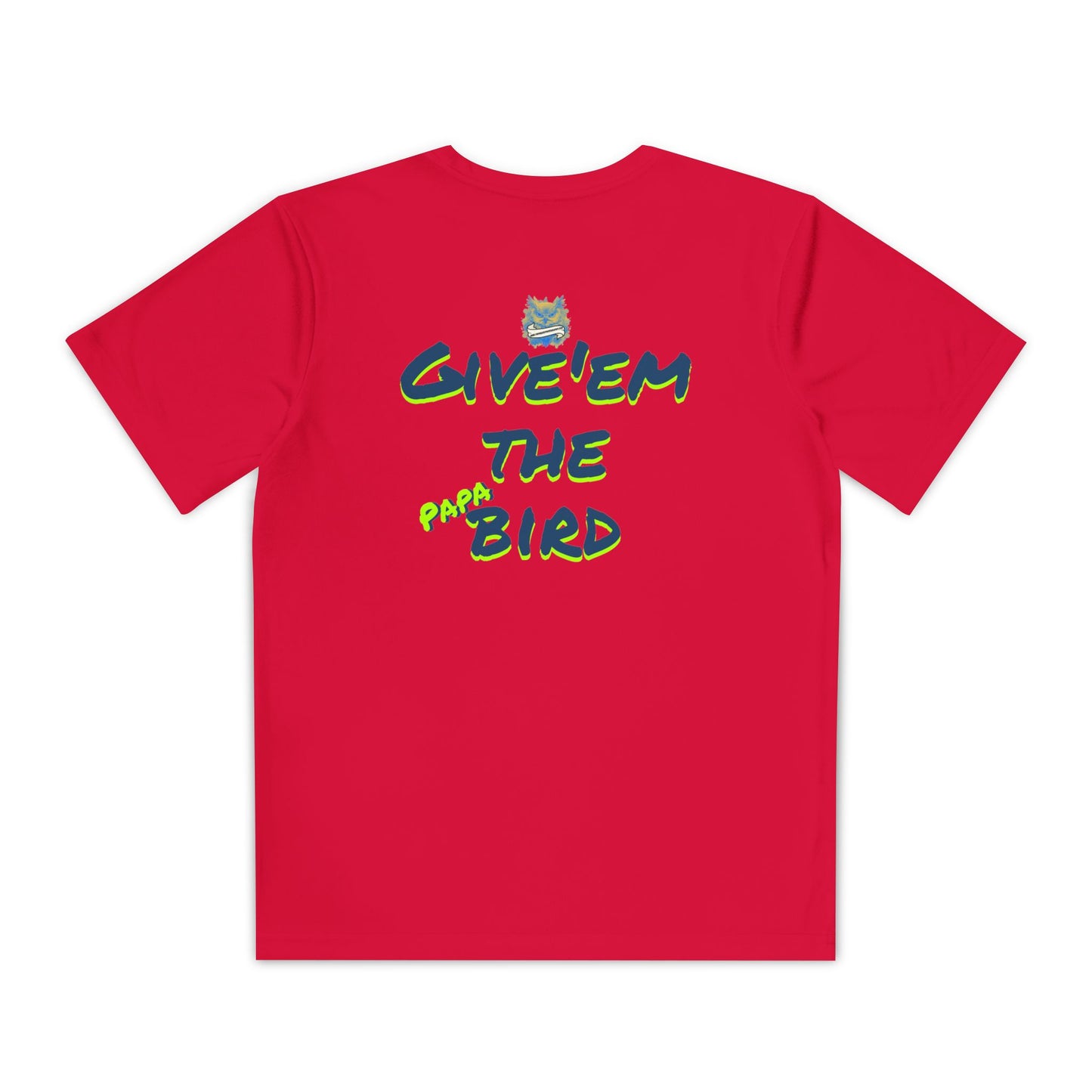 Papabird Youth Tee – "Give'em the 'PAPA' Bird" Edition