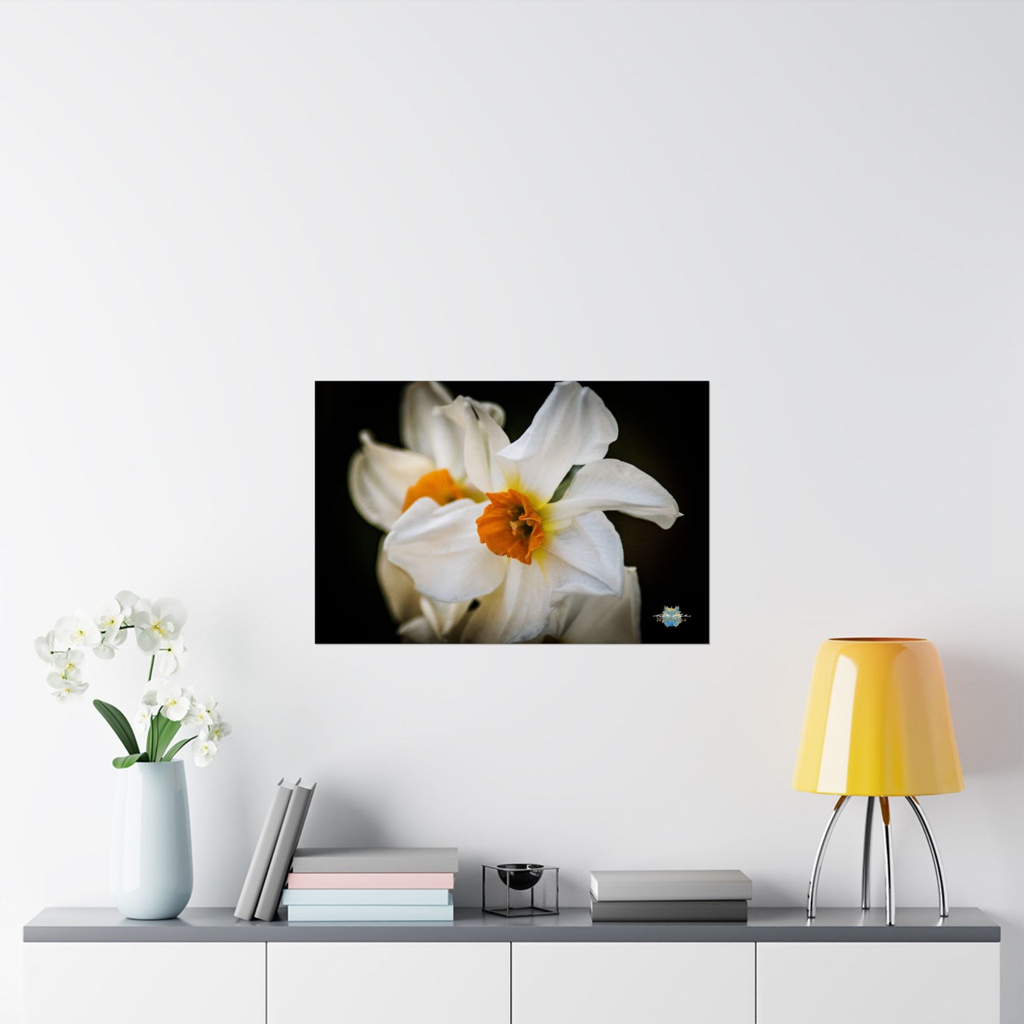 "Whisper of Spring" Narcissus Floral Photo Poster
