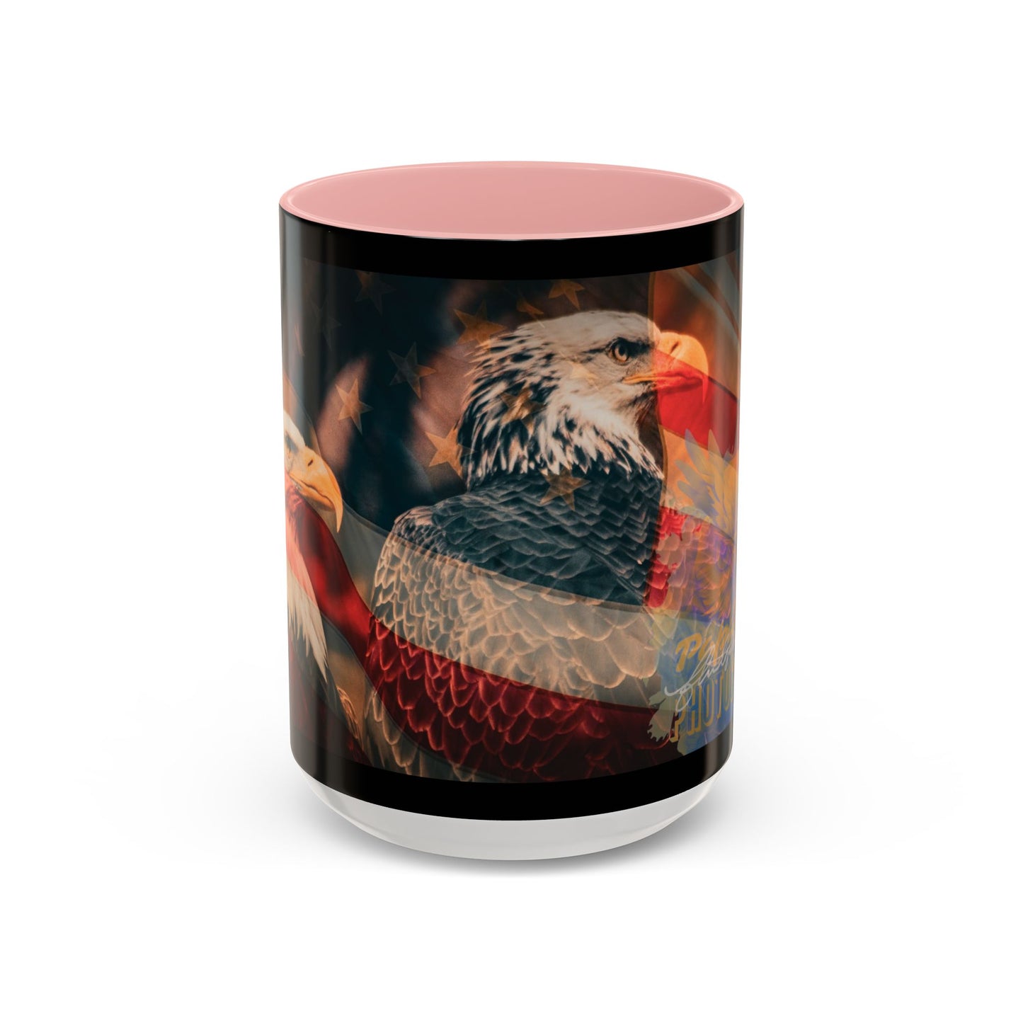 Bald Eagle Accent Coffee Mug - Nature Lover Gift, Wildlife Mug, Eco-Friendly Drinkware, Great for Home or Office